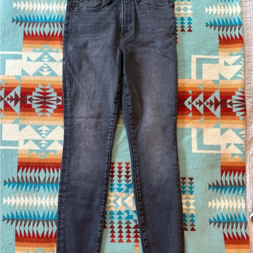 Good American Always Fit Good Legs Deep V Pocket Black Size B (6-12)